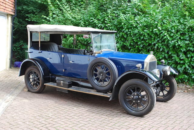 Property of a deceased's estate,1925 Wolseley Tourer  Chassis no. 46004 Engine no. 187A/2879