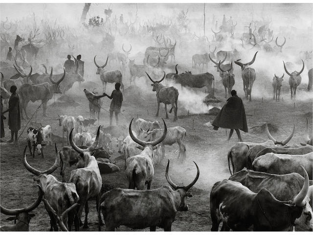 Sebasti&#227;o Salgado (Brazilian, born 1944) Dinka Cattle Camp of Amak, Southern Sudan, 2006