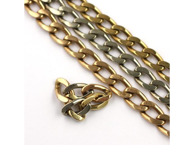 A suite of curb-link jewellery