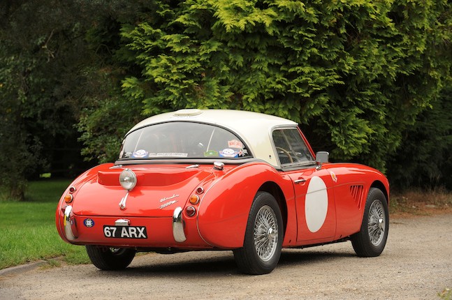 Property of a titled gentleman, the ex-works, Seigle-Morris, Makinen, Hopkirk, Morley twins,1962 Austin-Healey 3000 MkII Rally Car  Chassis no. HBN7 18704 image 9