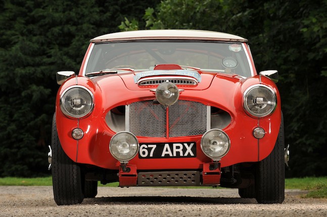 Property of a titled gentleman, the ex-works, Seigle-Morris, Makinen, Hopkirk, Morley twins,1962 Austin-Healey 3000 MkII Rally Car  Chassis no. HBN7 18704 image 8