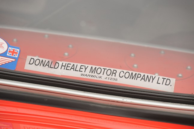 Property of a titled gentleman, the ex-works, Seigle-Morris, Makinen, Hopkirk, Morley twins,1962 Austin-Healey 3000 MkII Rally Car  Chassis no. HBN7 18704 image 7