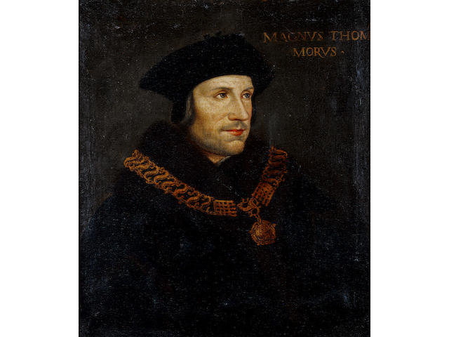 After Hans Holbein the Younger, 18th Century Portrait of Sir Thomas More,