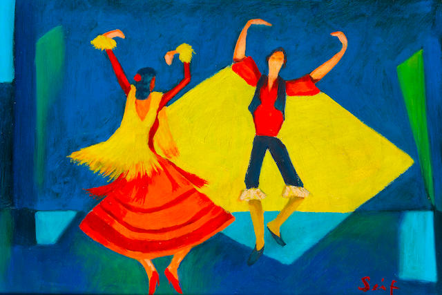 (n/a) Seif Wanly (Egypt, 1906-1979) Spanish Ballet Dancers,