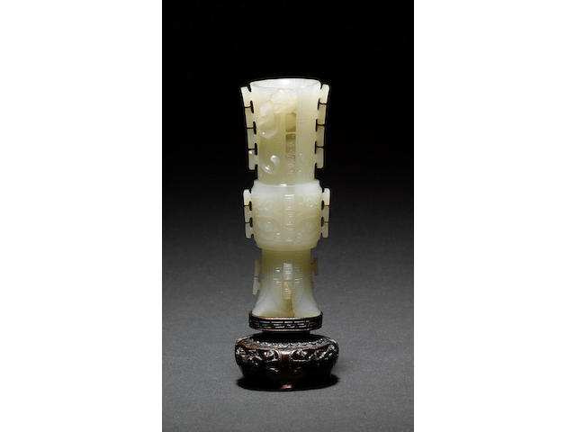 A small archaistic vase of gu form.