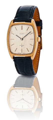 Bonhams : Seiko. A fine 18ct gold tonneau shaped automatic wristwatchGS Grand  Seiko, Ref. 5641-5000, Case No. 220045, 1970s