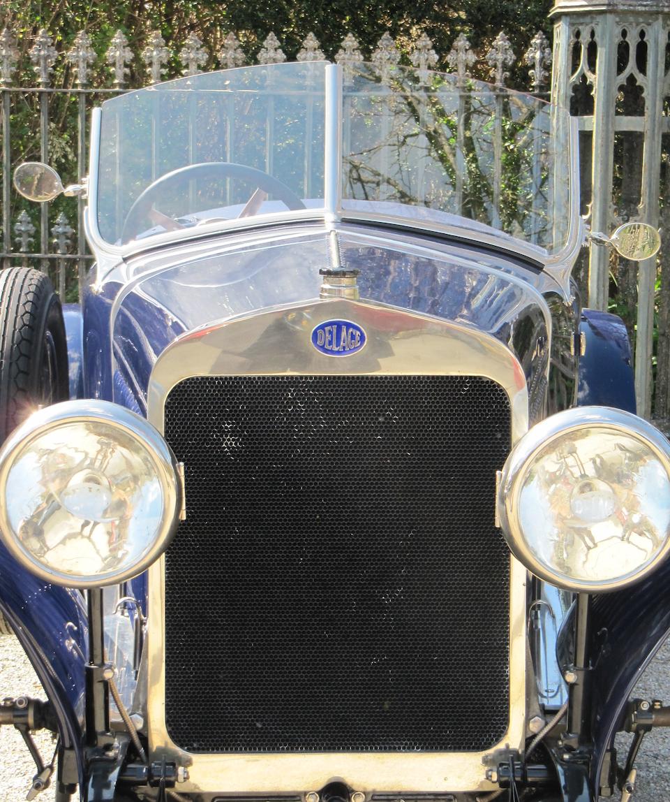 One of fewer than ten examples known to have survived worldwide,1922 Delage CO2 4&#189;-litre Six Cylinder OHV Dual Cowl Tourer  Chassis no. 12868 Engine no. 163