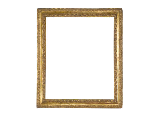 An Italian 16th Century carved and gilded frame