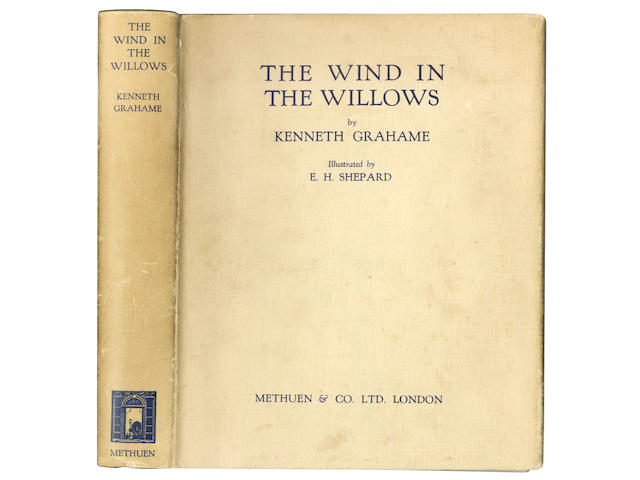 GRAHAME (KENNETH) The Wind in the Willows... illustrated by Ernest H. Shepard, NUMBER 111 OF 200 COPIES SIGNED BY THE AUTHOR AND ARTIST