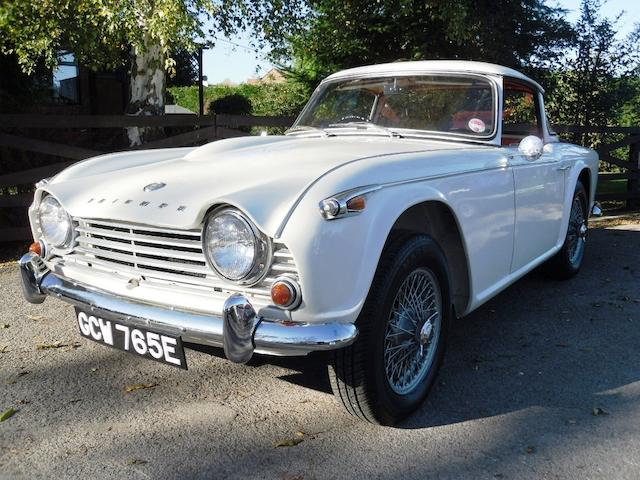 1967 Triumph TR4A Roadster  Chassis no. CTC77667 Engine no. CT77880