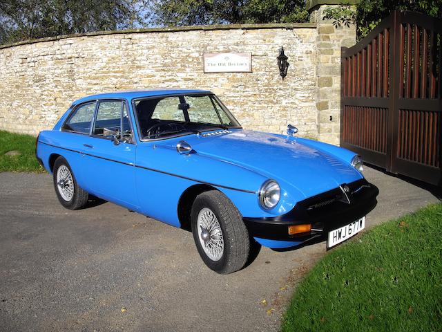 1980 MGB GT Coup&#233;  Chassis no. GVGEJ1AG517443