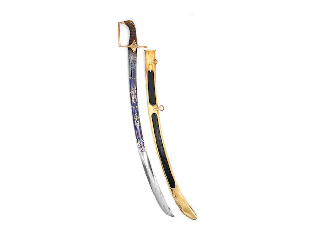 A Very Rare Regimental 1796 Pattern Light Cavalry Officer's Sabre Of The 10th Light Dragoons