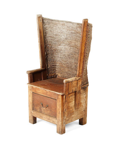 A mid 19th century framed Shetland chair