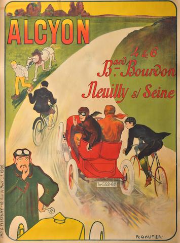Affiche pour Alcyon d'apr&#232;s R. Gautier, 1906,