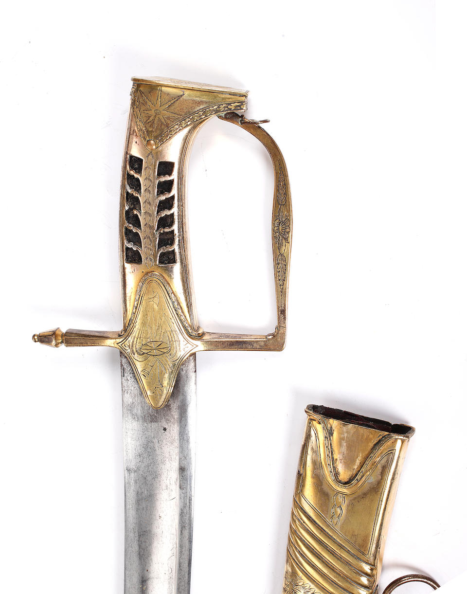 A Rare 1788 Pattern Light Cavalry Officer's Sabre Of The 7th Light Dragoons