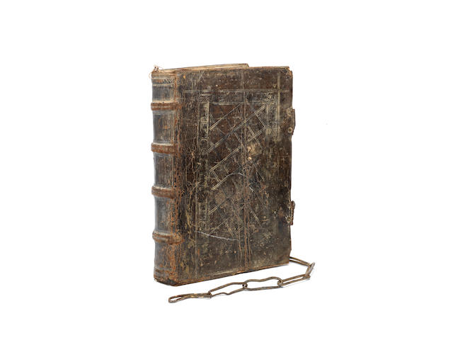 CHAINED BINDING [ERASMUS (DESIDERIUS) The Second Tome or Volume  of the Paraphrase of Erasmus Upon the Newe Testament: Conteynyng the Epistles of St. Pauls, and Other Apostles]