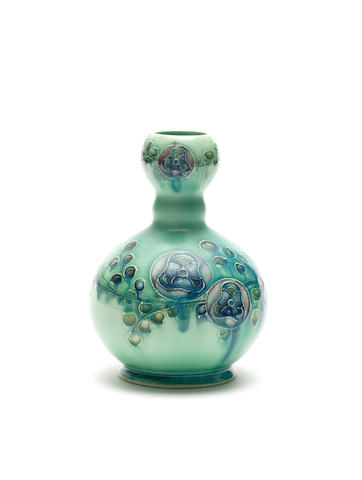 William Moorcroft for Liberty and Co. 'Tudor Rose' A Knopped Vase, circa 1905