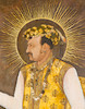 Thumbnail of THE LARGEST KNOWN MUGHAL PORTRAIT A MAGNIFICENT LIFE-SIZE  PAINTING IN WHICH THE EMPEROR JAHANGIR (reg. 1605 - 1627), THE 'WORLD-SEIZER', LAYS CLAIM TO SPIRITUAL AND TEMPORAL POWER ON A GLOBAL STAGE Attributed to Abu'l Hasan, Nadir al-Zaman painted at Mandu and dated AH 1026/AD 1617 image 4