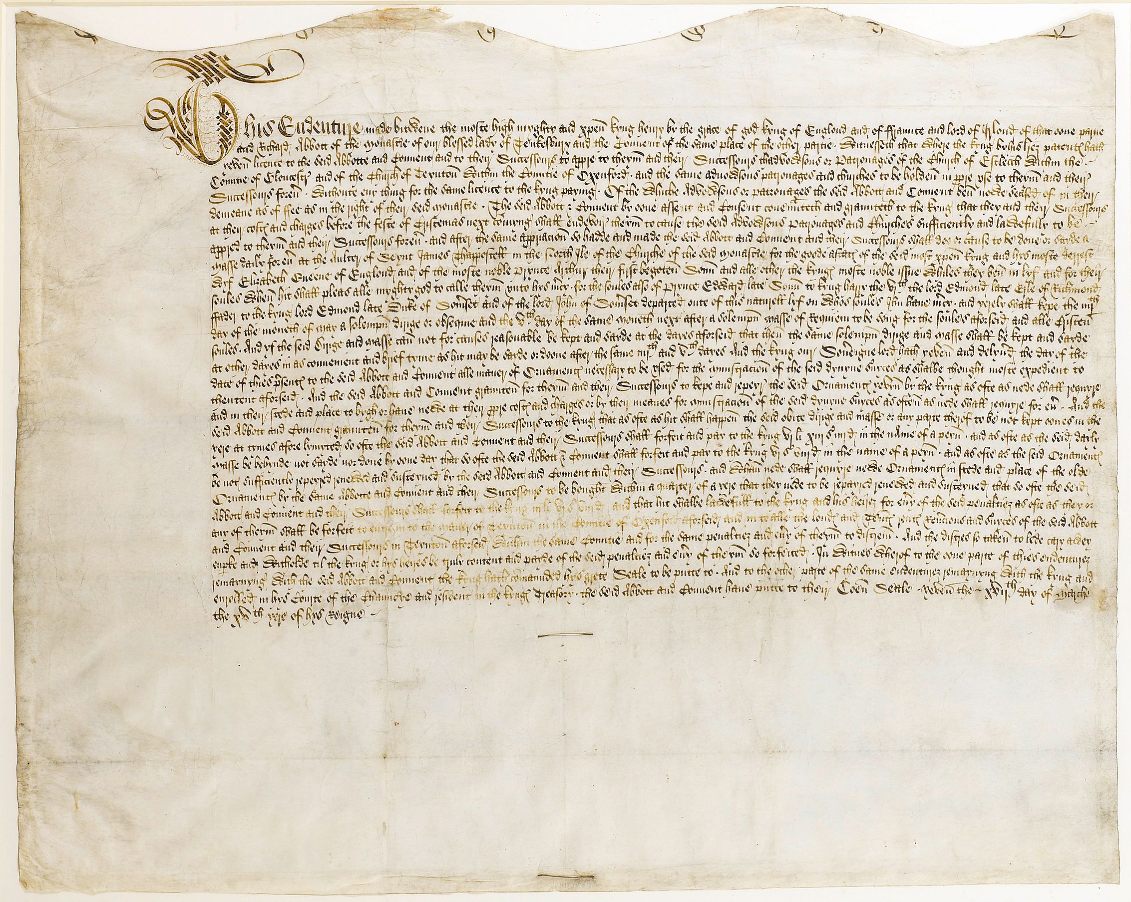 Bonhams TEWKESBURY ABBEY AND THE BATTLE OF TEWKESBURY