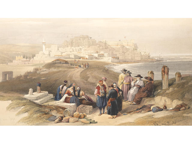 ROBERTS (DAVID) The Holy Land, Syria, Idumea, Arabia, Egypt & Nubia. From Drawings Made on the Spot by David Roberts, With Historical Descriptions by the Revd George Croly, 6 vol.
