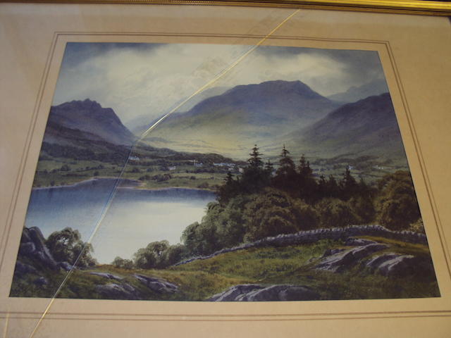 Edward H. Thompson (British, 1879-1949) 'Grasmere Lake, Dunmail Raise'