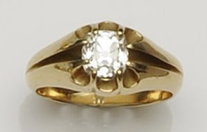 A single stone diamond ring