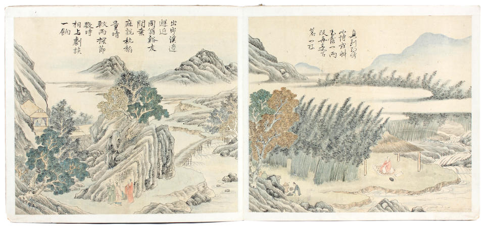 An album of Chinese drawings 18th/19th century