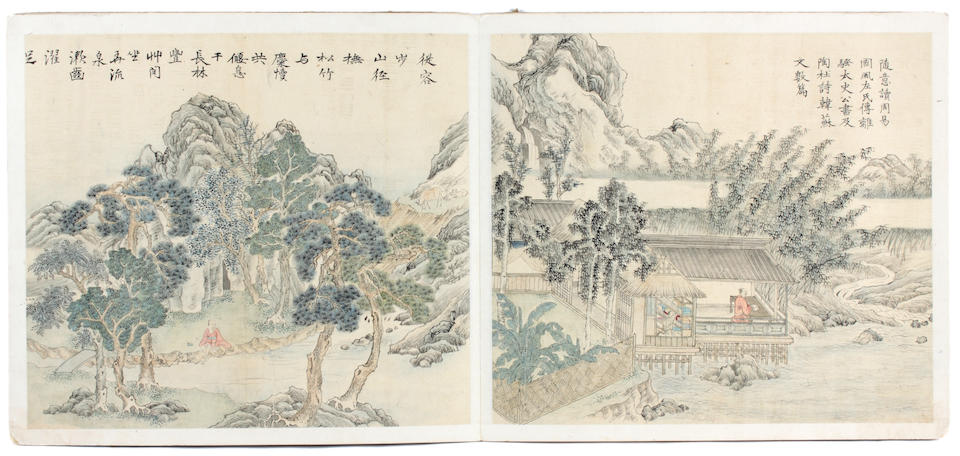 An album of Chinese drawings 18th/19th century
