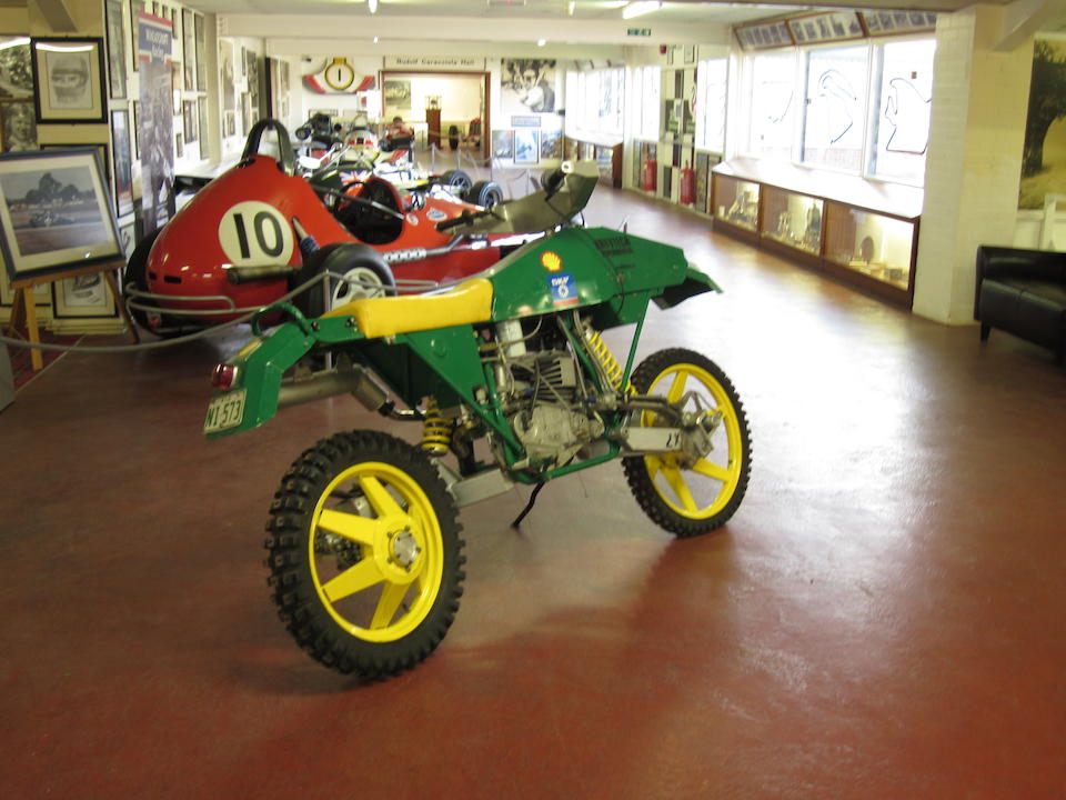 1990 Drysdale 'Dryvtech 2x2x2' Experimental Two-Wheel-Drive Motorcycle Engine no. DT3-001
