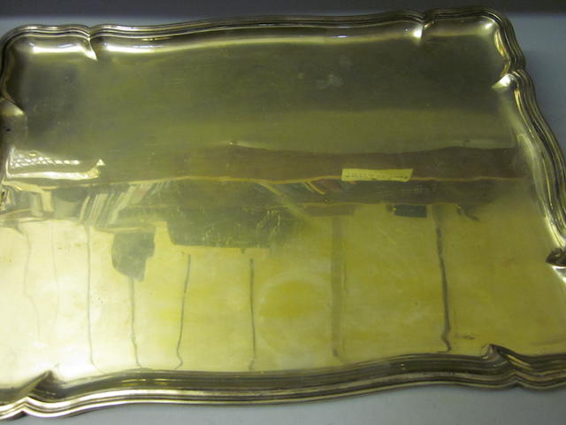 An Eastern European rectangular tray,