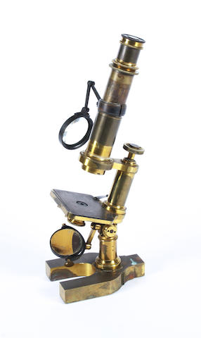 A monocular microscope by Hartnack, Paris,