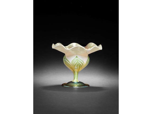 Tiffany Studios: A Favrile Glass Vase Circa 1900