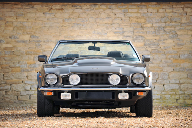 Works Service-converted to 'Prince of Wales' specification, 'Living Daylights' 007 replica,1986 Aston Martin V8 Volante Convertible  Chassis no. SCFCV81C9GTL15413 Engine no. V/580/5413/LFA image 14