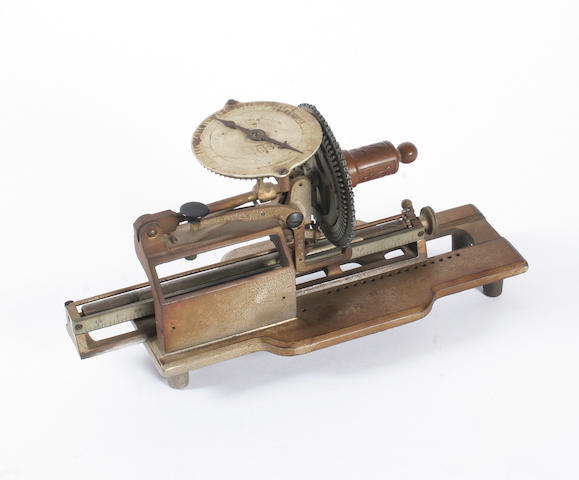 A rare Columbia No. 2 typewriter, circa 1888,