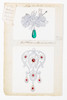 Thumbnail of Ksenia (Xenia) Alexandrovna, Grand Duchess of Russia (6 April 1875 - 20 April 1960)PERSONAL ILLUSTRATED INVENTORIES OF JEWELLERY AND BIBELOTS FROM 24TH JUNE 1880 TO 1905, AND OF JEWELLERY FROM 12 JANUARY 1894 TO 25 MARCH 1912, IN TWO VOLUMES image 1