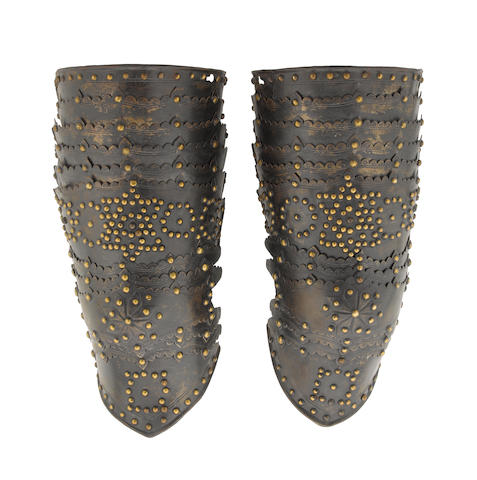 A Pair Of Tassets From A Cuirassier Armour