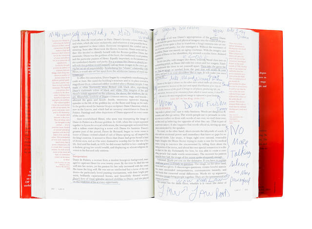 Bonhams Michael Jackson An Annotated Copy Of The Book The 48 Laws Of Power By Robert Greene
