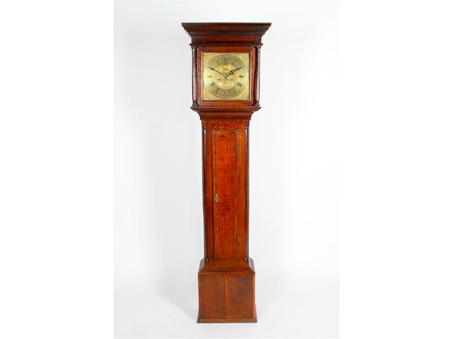 A George III oak longcase clock