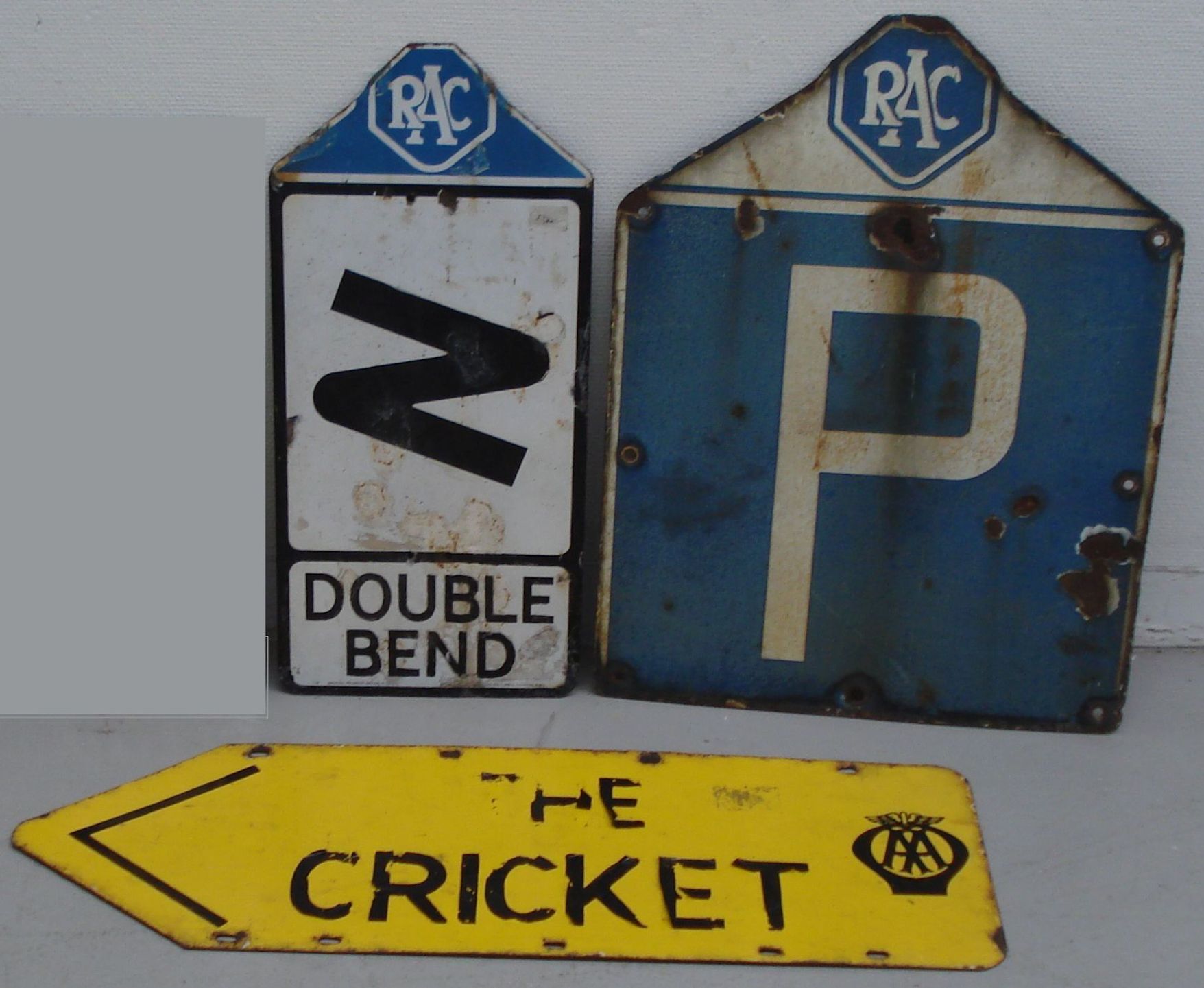 Shop For Rac Vs Aa Bonhams Cars : Three RAC and AA signs,