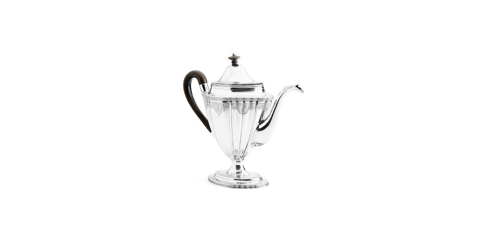 A good George III coffee pot By Peter and Anne Bateman, London 1800