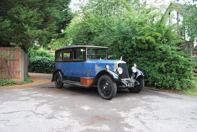 1927 Armstrong Siddeley 20hp Saloon  Chassis no. 7866 Engine no. 17218