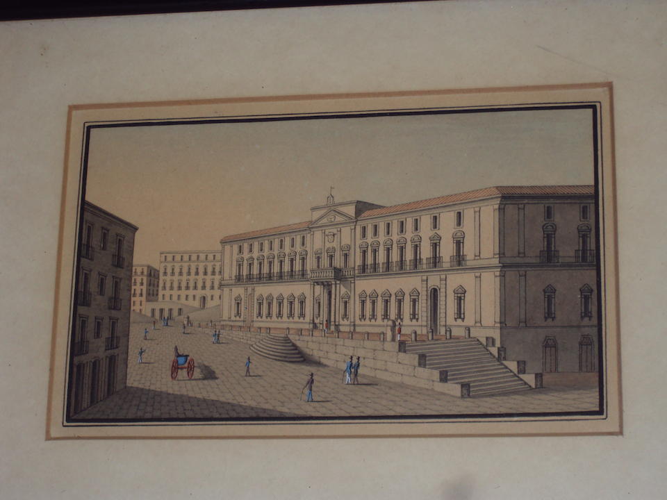 Neapolitan School (19th century) Views of Naples