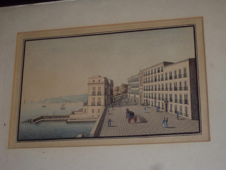 Neapolitan School (19th century) Views of Naples