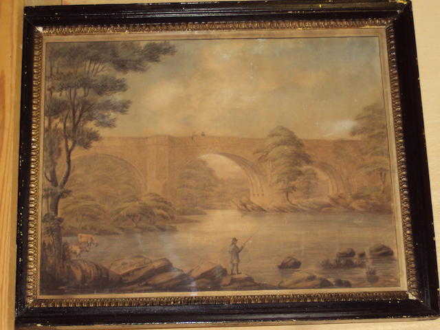 Gideon Yates (British, 1790-1837) Devils Bridge, Kirby Lonsdale