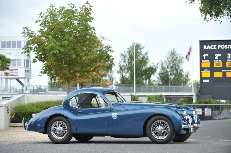 Formerly the property of Ninian Sanderson,1954 Jaguar XK120 Coup&#233;  Chassis no. 669120 Engine no. F1430-8