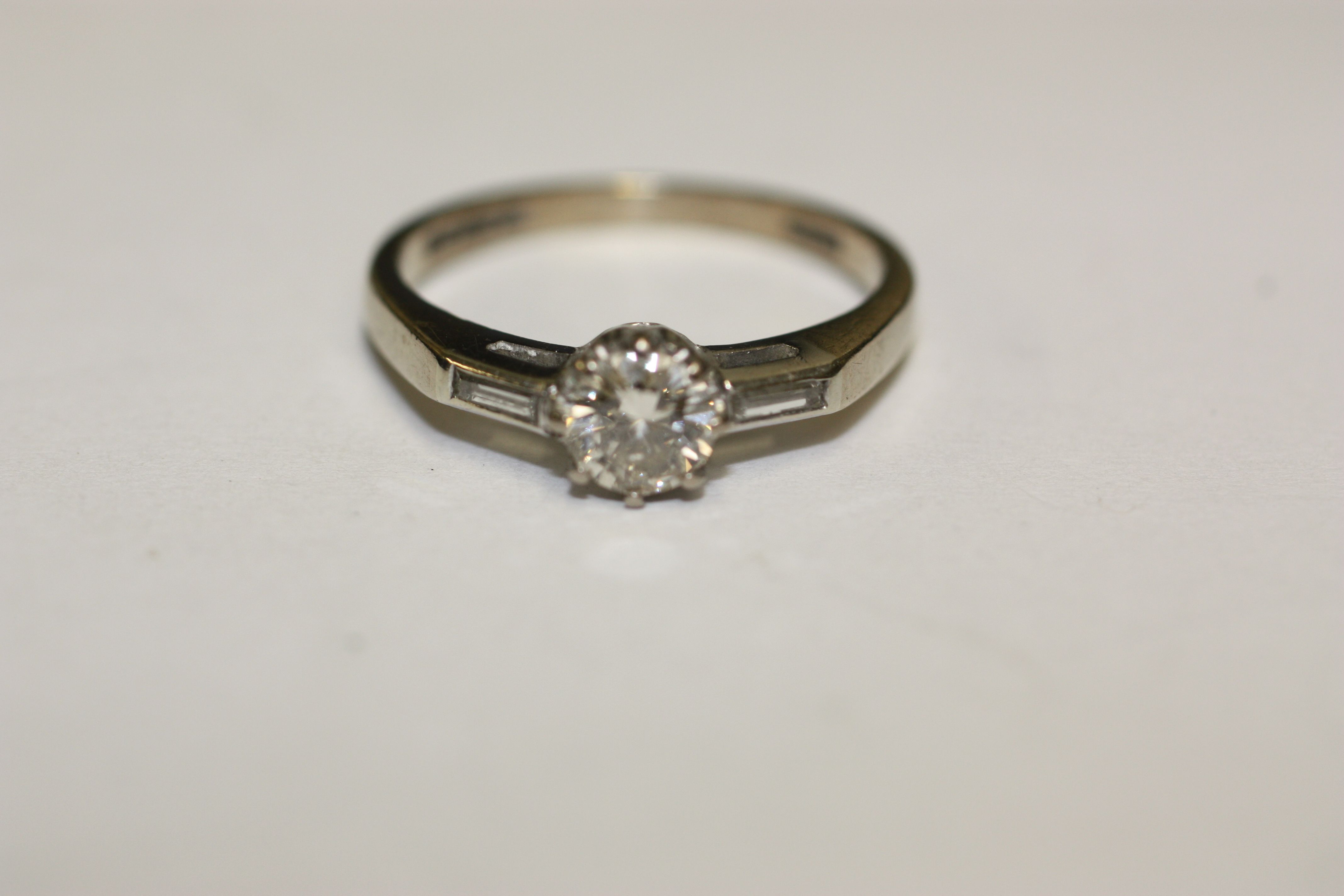 A single stone diamond ring
