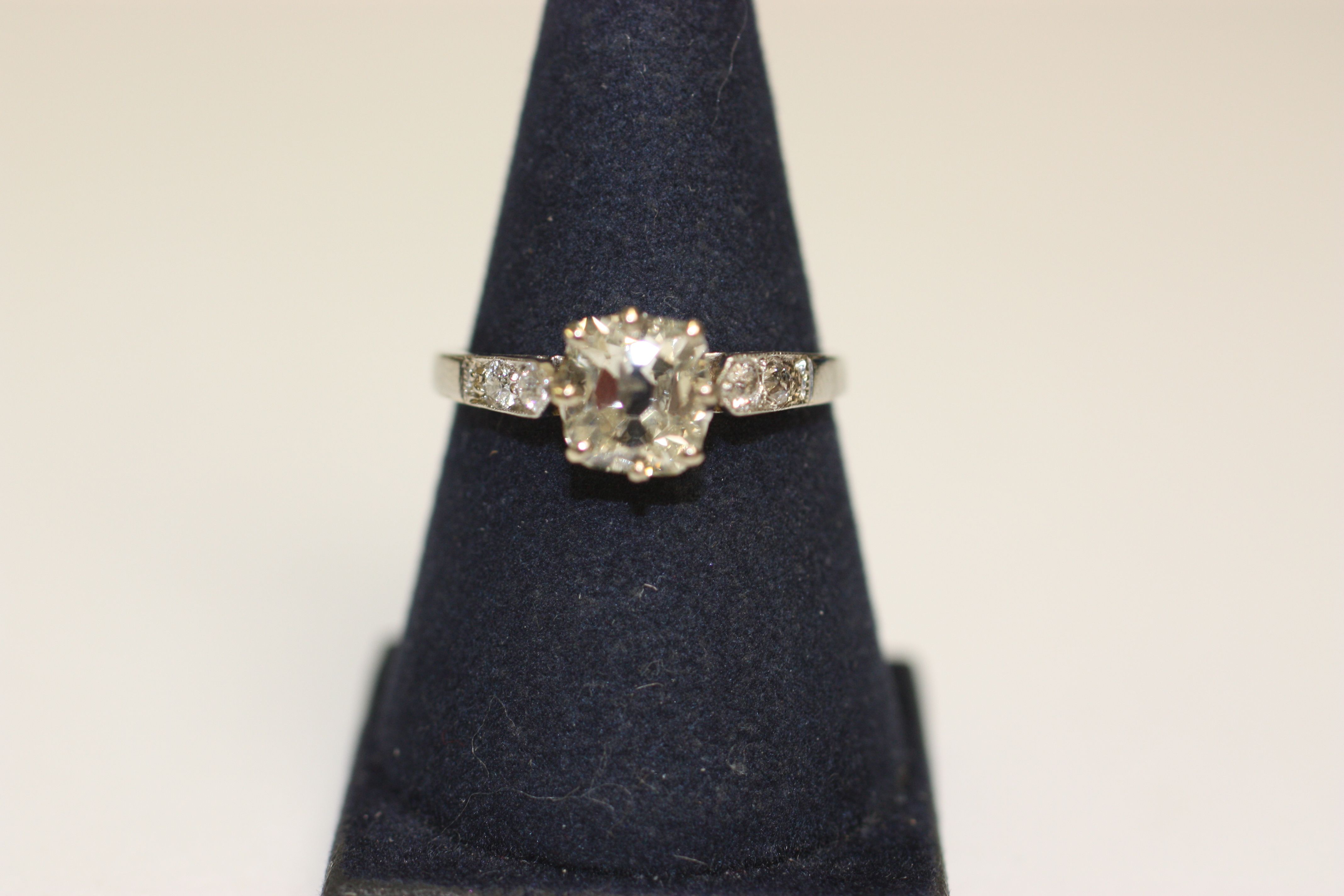 A single stone diamond ring