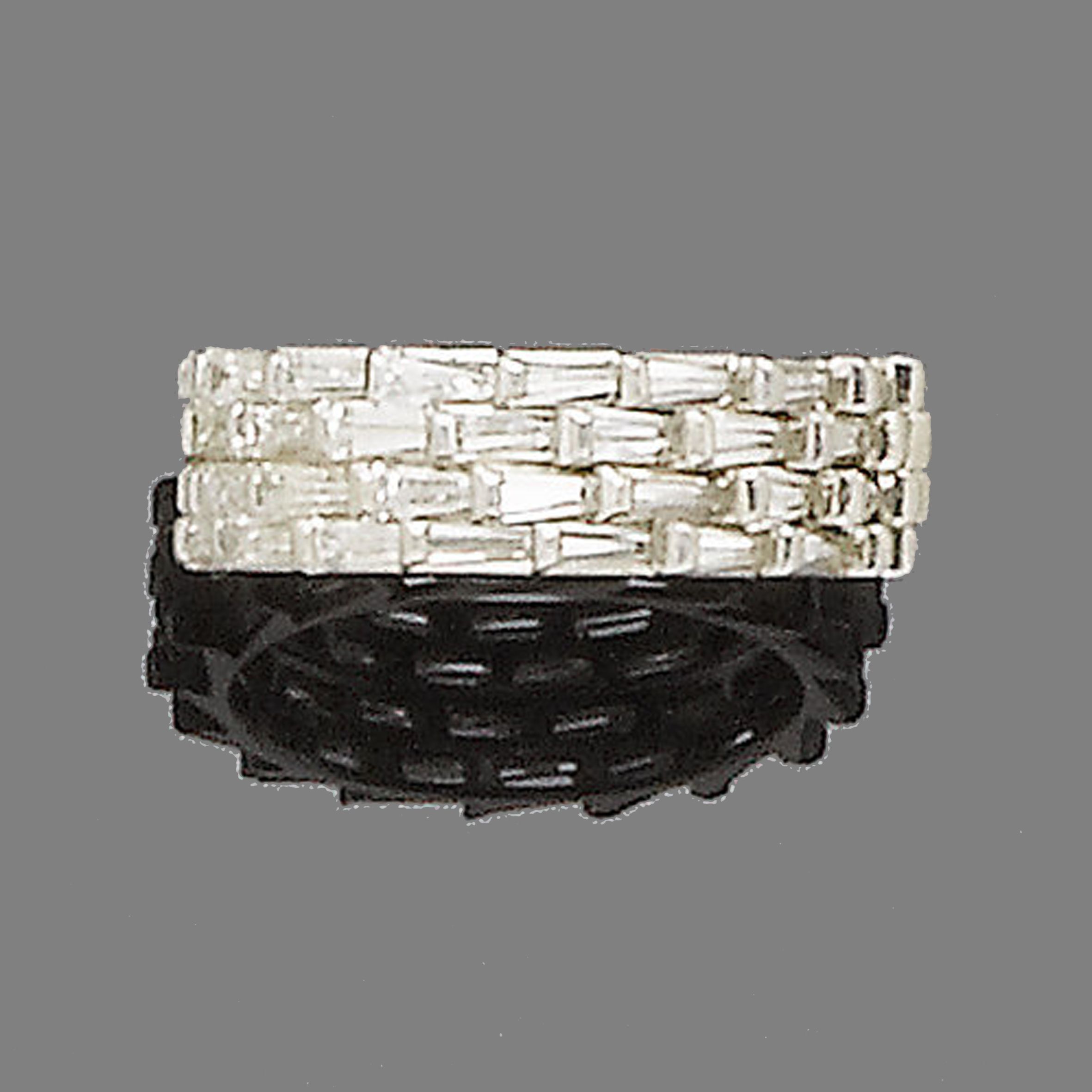 A diamond eternity ring
