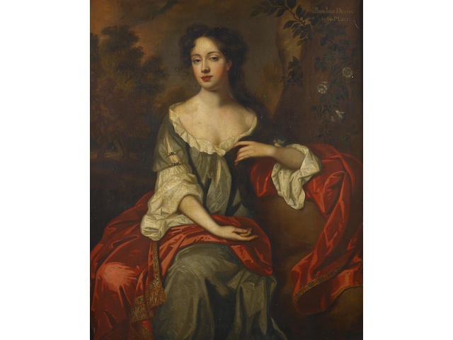 Studio of Sir Peter Lely (Soest 1618-1680 London) Portrait of Miss Jane Dering, three-quarter-length,