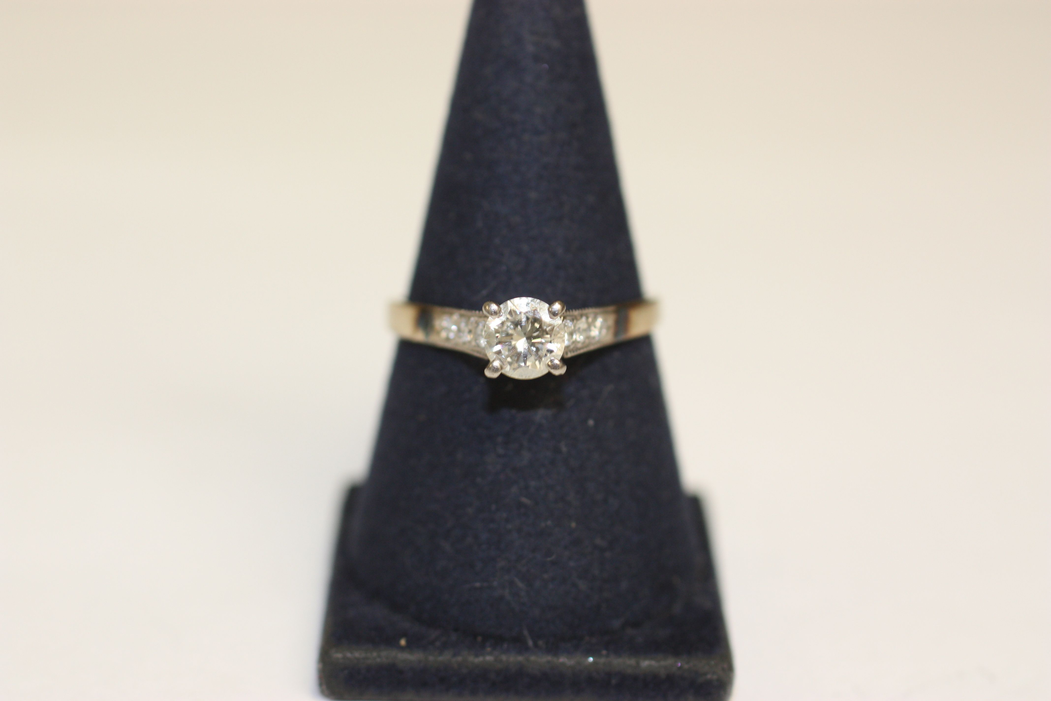 A single stone diamond ring